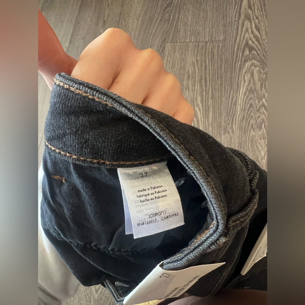 “Weworewhat” black Jean shorts. - Picture 3 of 4